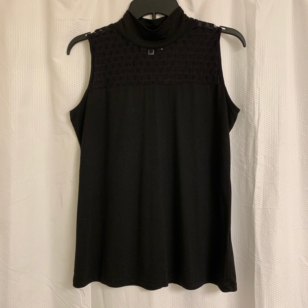 Lacie High Collar Sleeveless Top